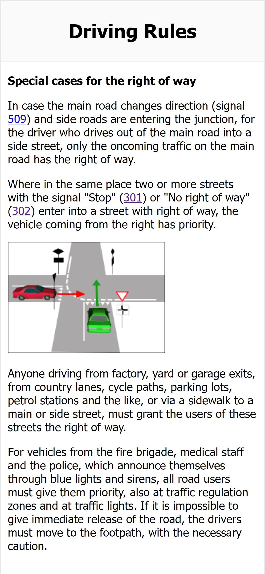 Swiss Traffic Theory