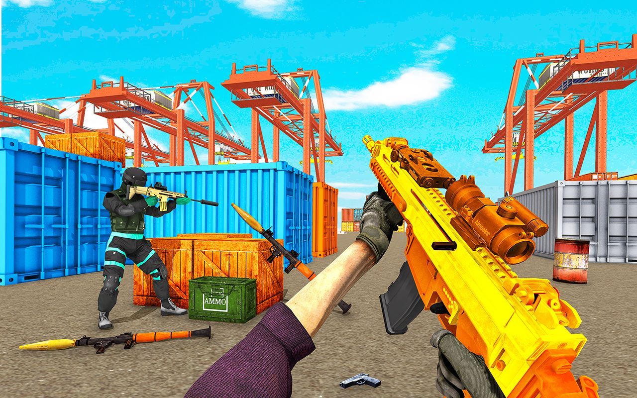 Real FPS Battleground 19: Shooting Games for Free