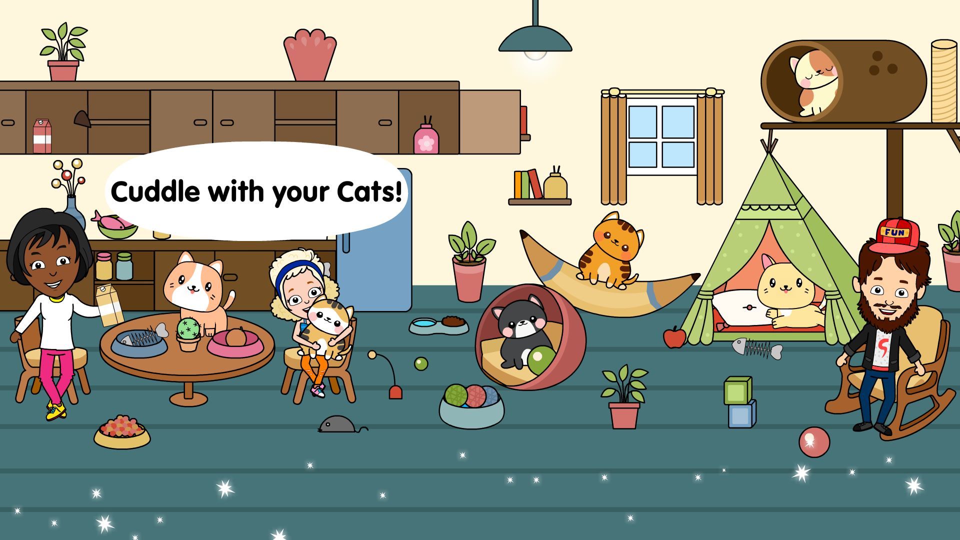 Tizi Cat Town - My Pet Games