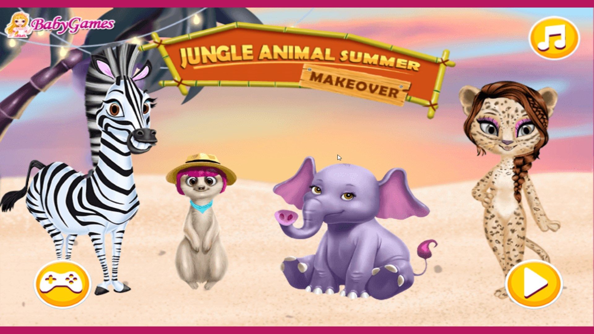 Jungle Animal Summer Makeover