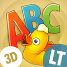 ABC knygelė 3D: lietuviška