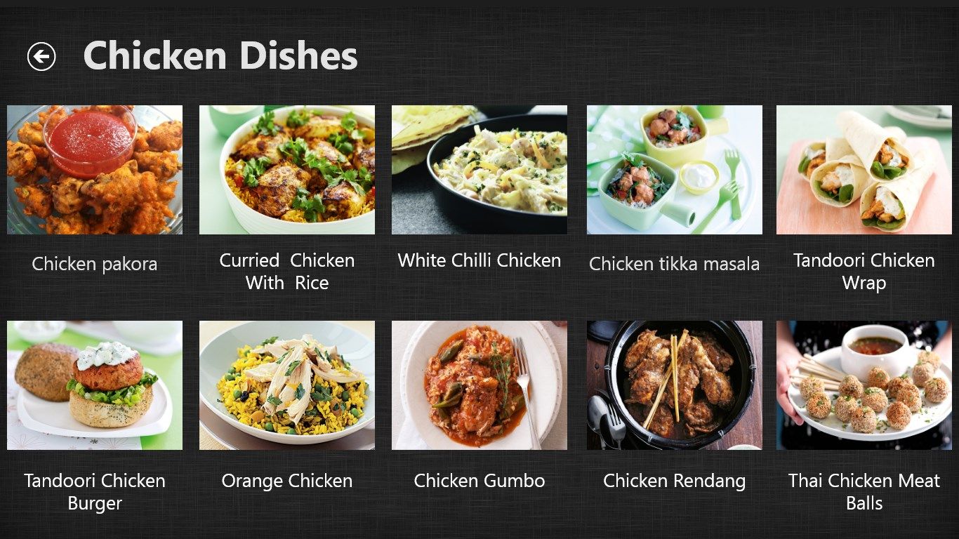 Some more Chicken dishes