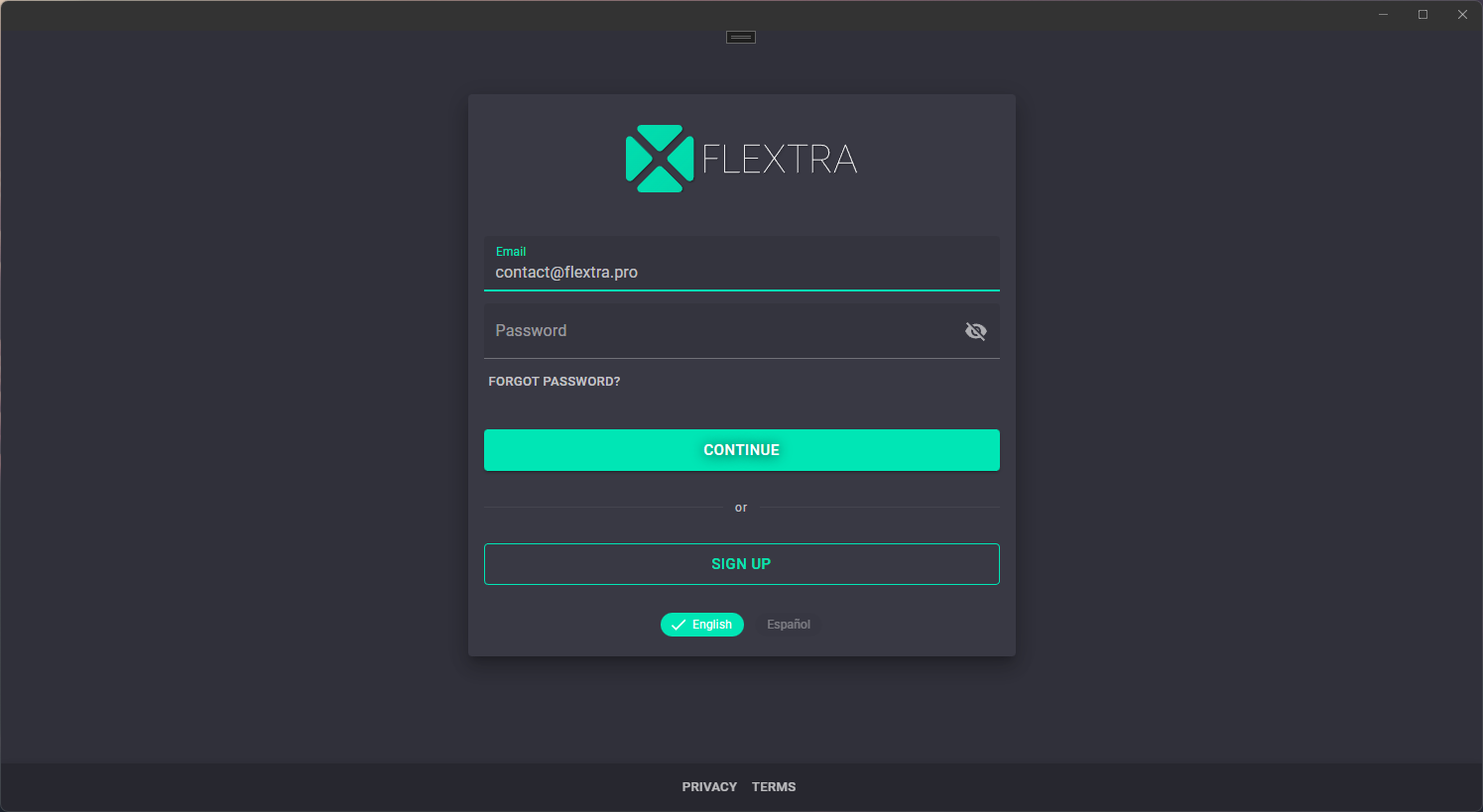 Flextra login