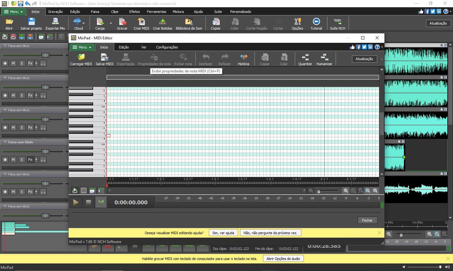 MixPad Software de Gravação Multi-Faixa
