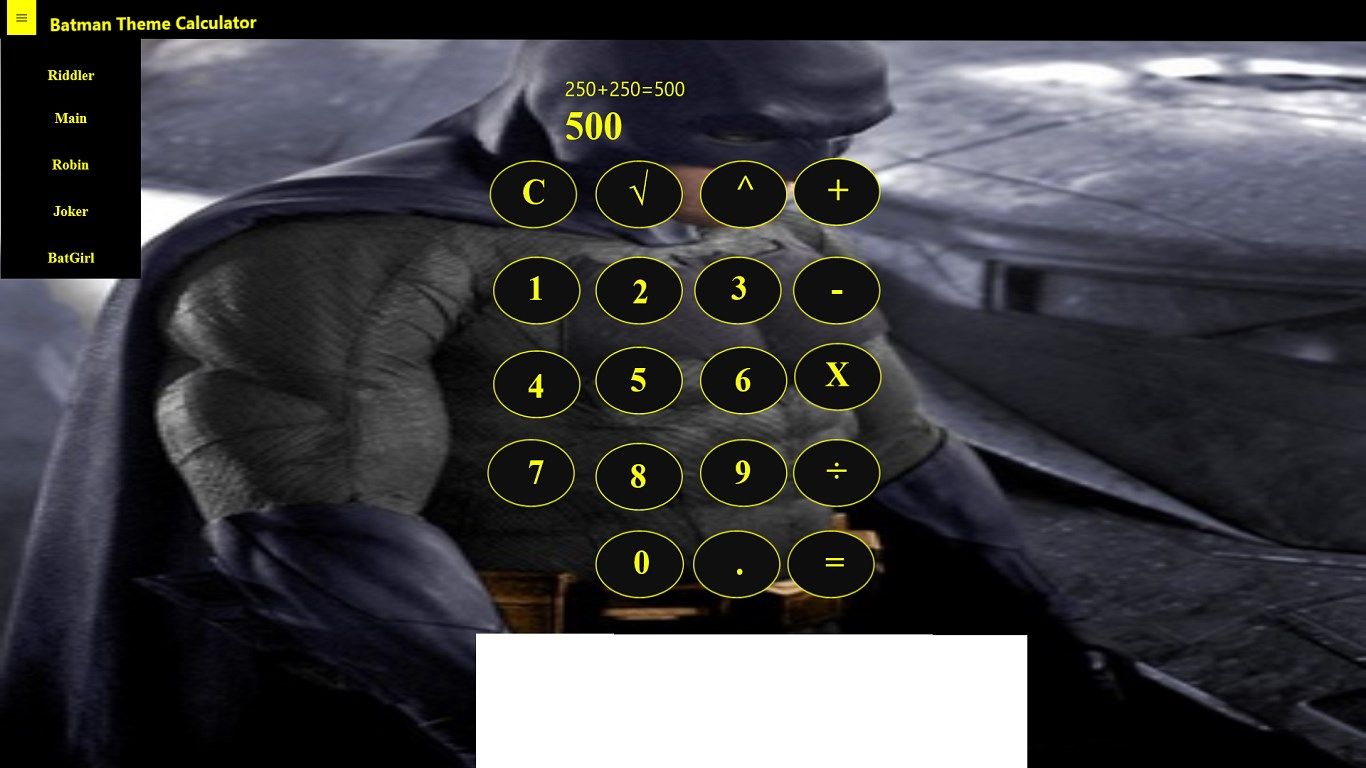 Batman Calculator