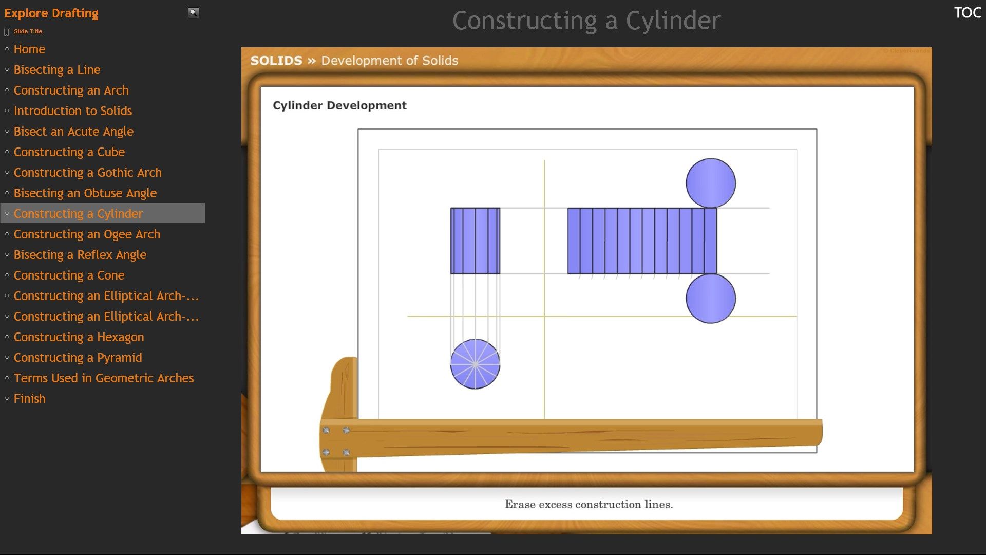 Constructing a cylinder