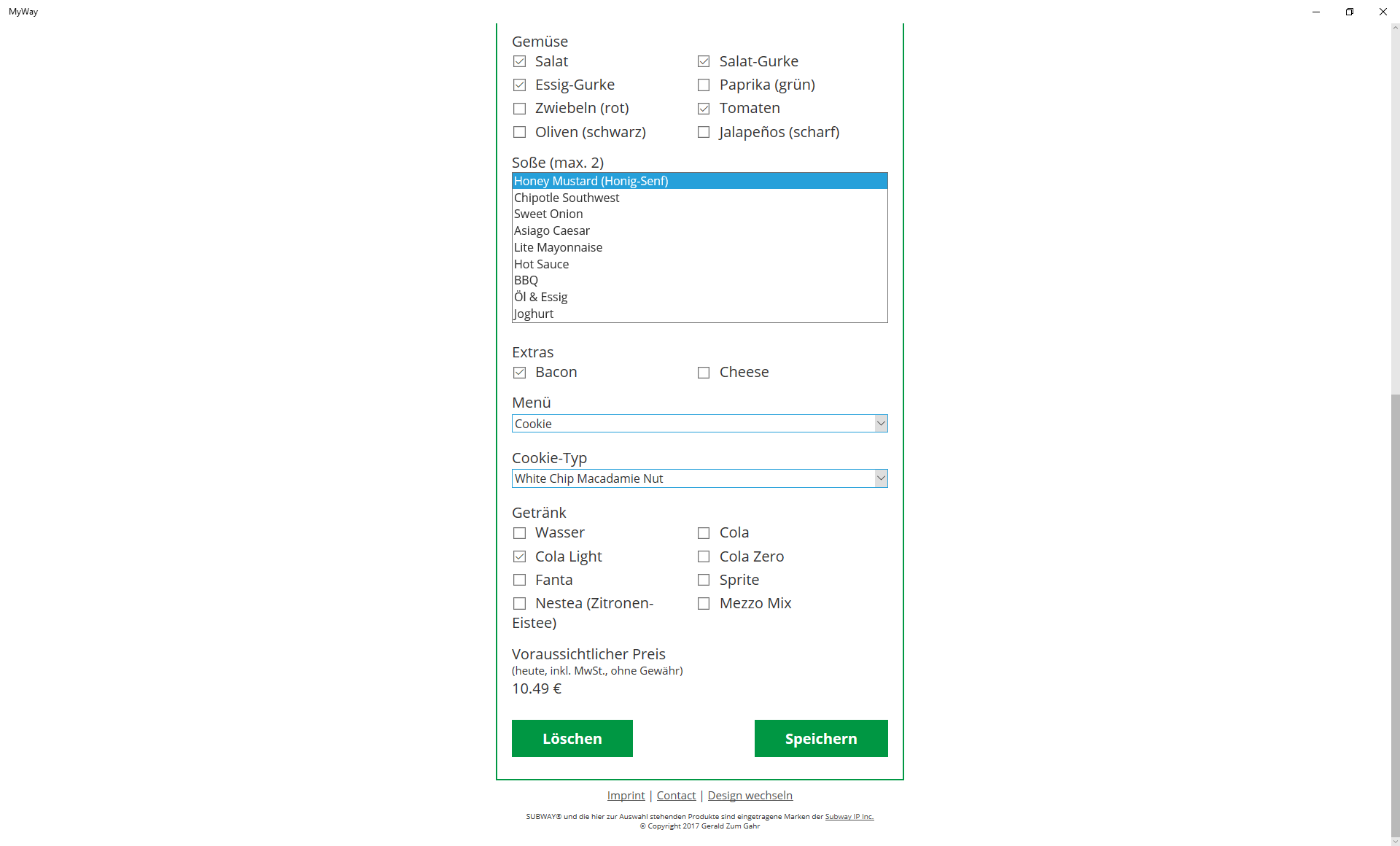 MyWay: Subway Configurator