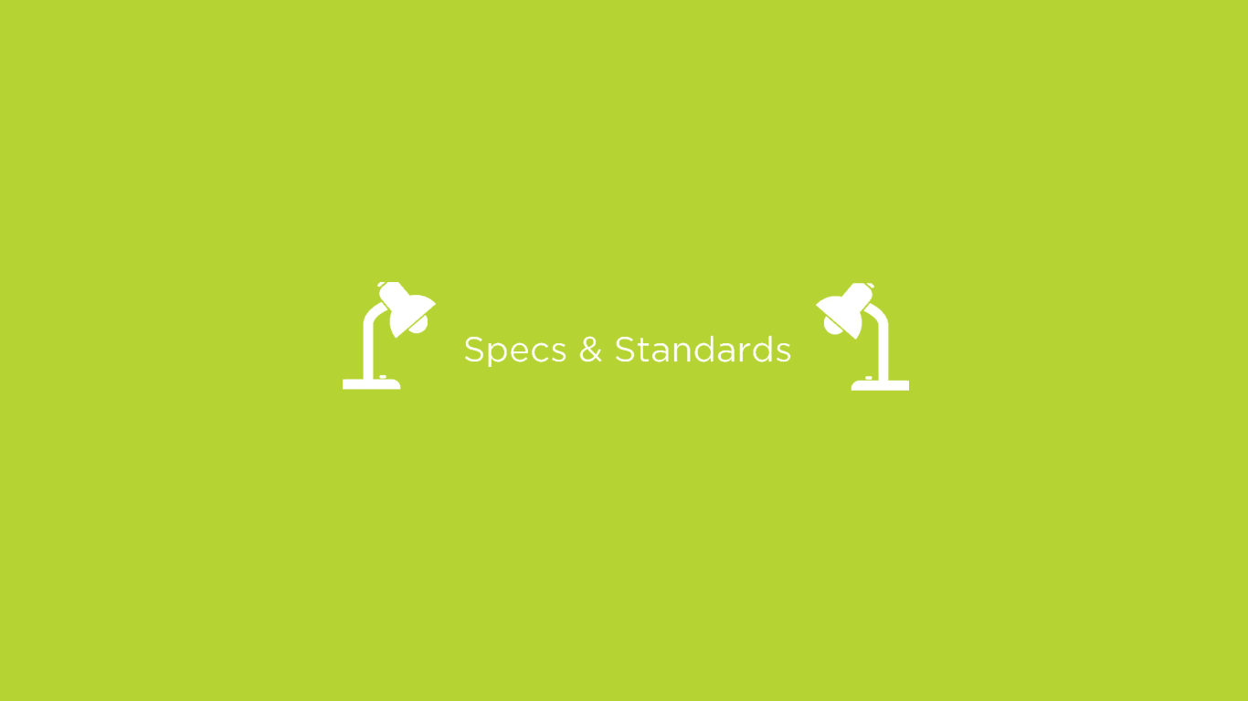 ICON Specs & Standards content management app