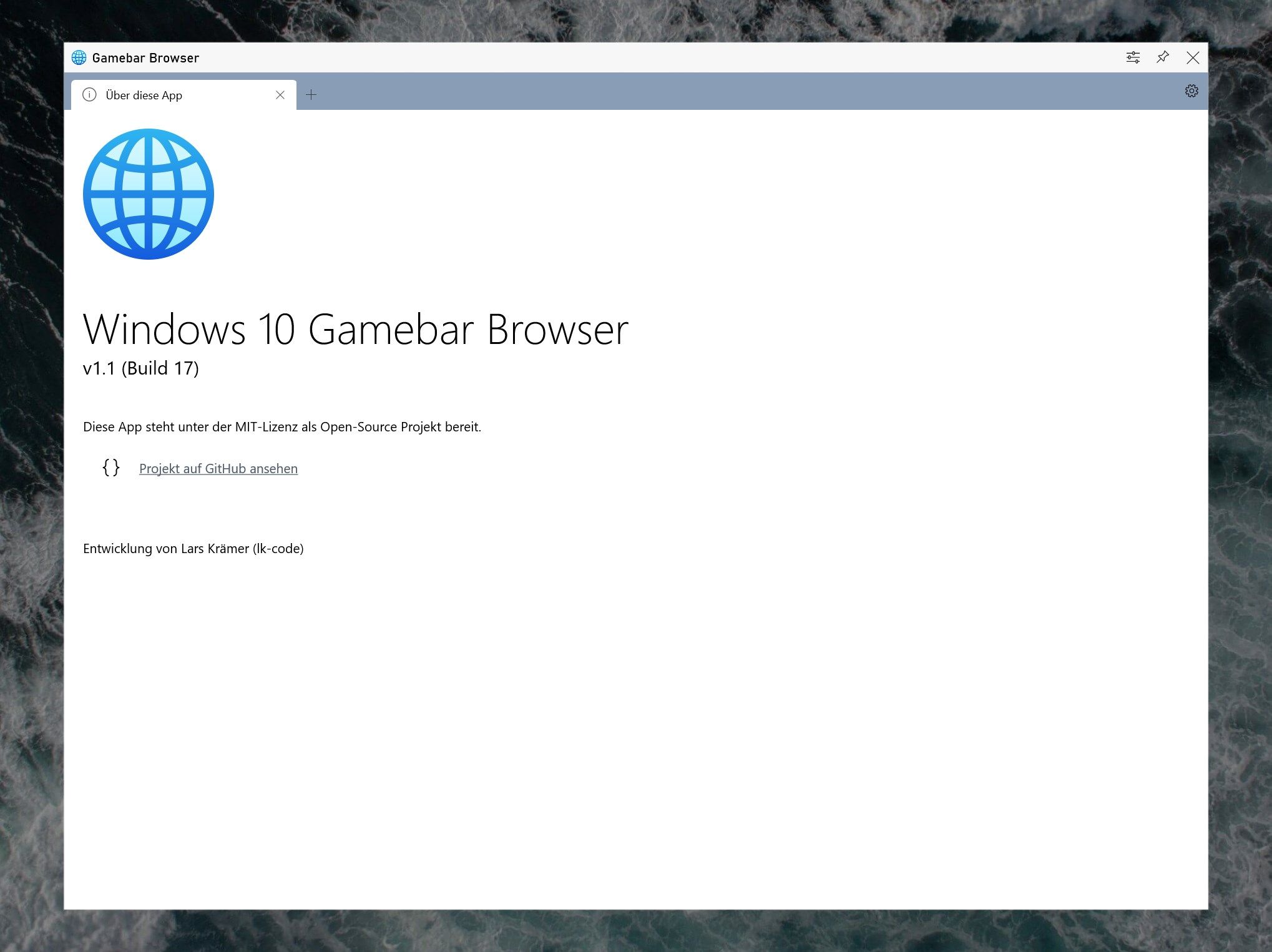 Gamebar Browser