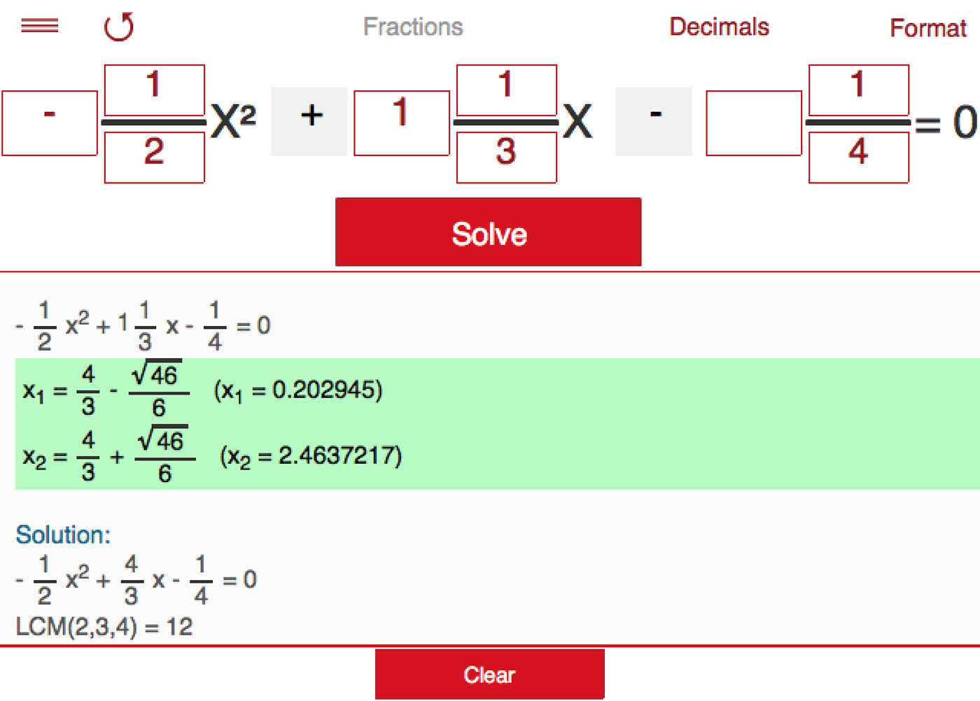 Equation Solvers