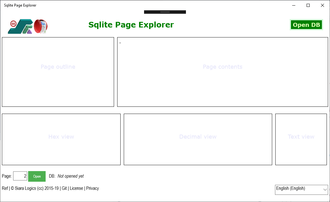Sqlite Page Explorer