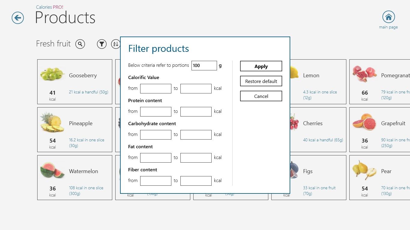You can select interesting products using effective search and filters.