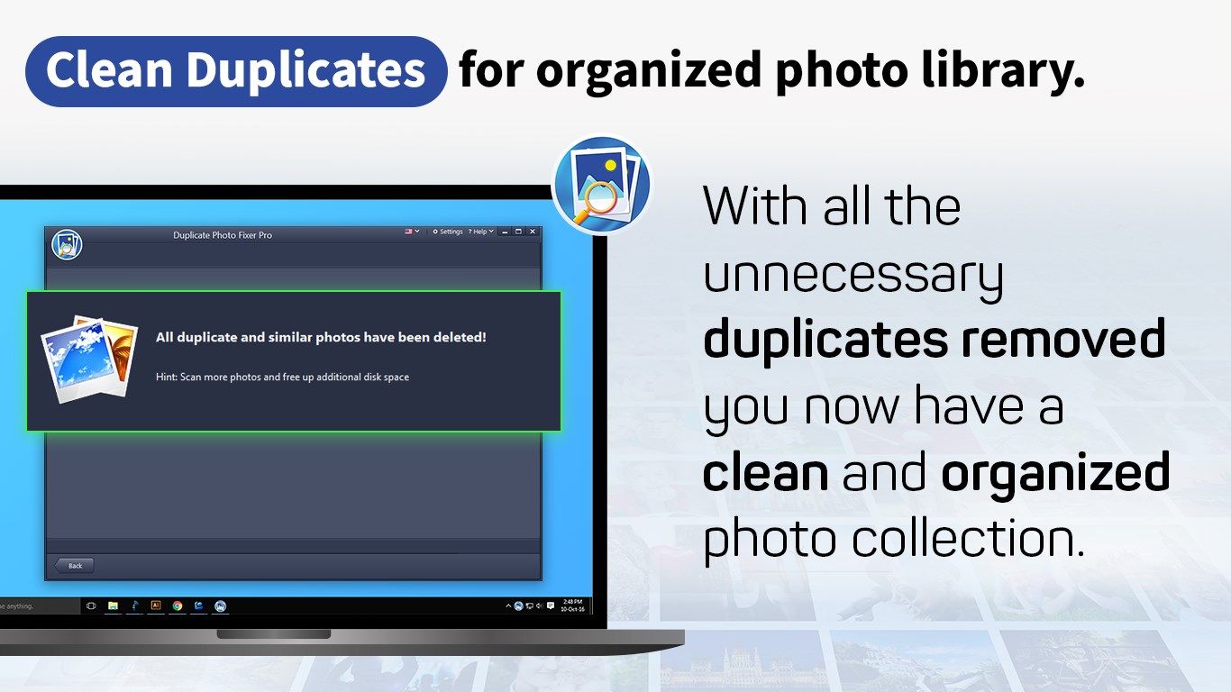 Organized & duplicate-free photo collection