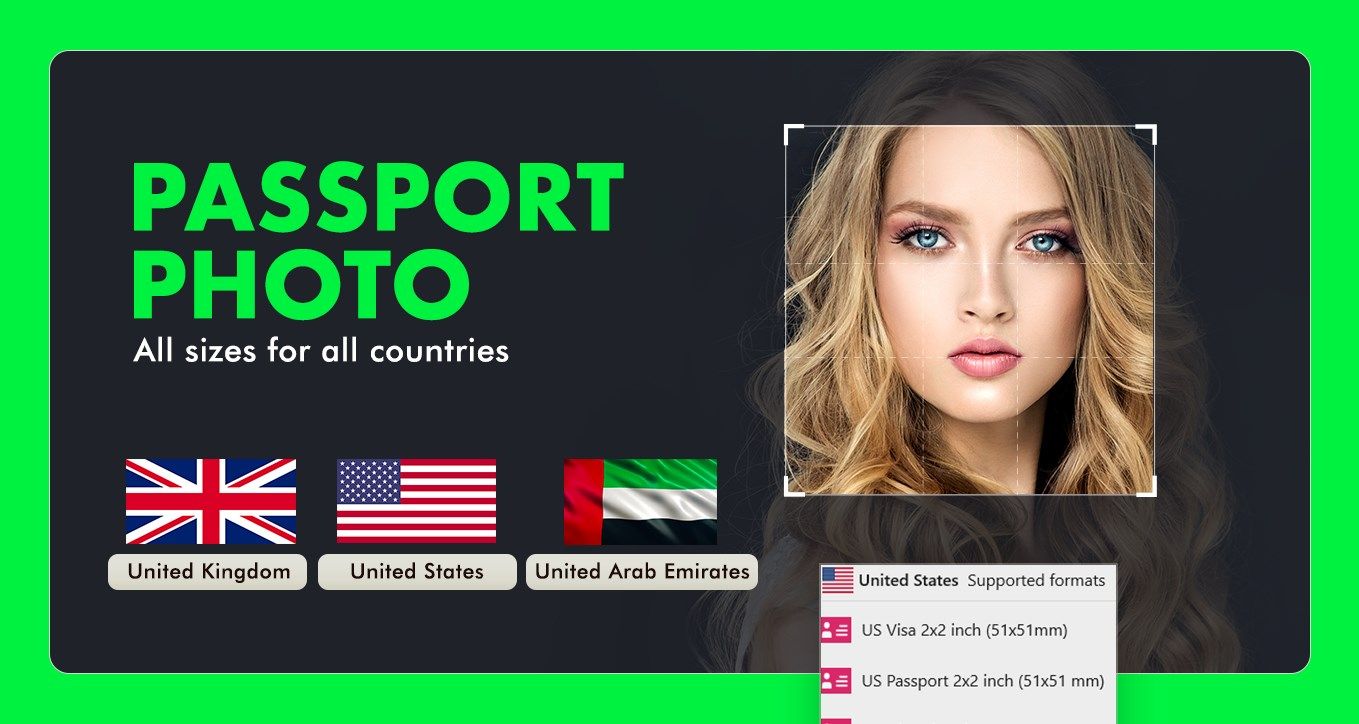 Passport Size Photo - Visa Photo Maker