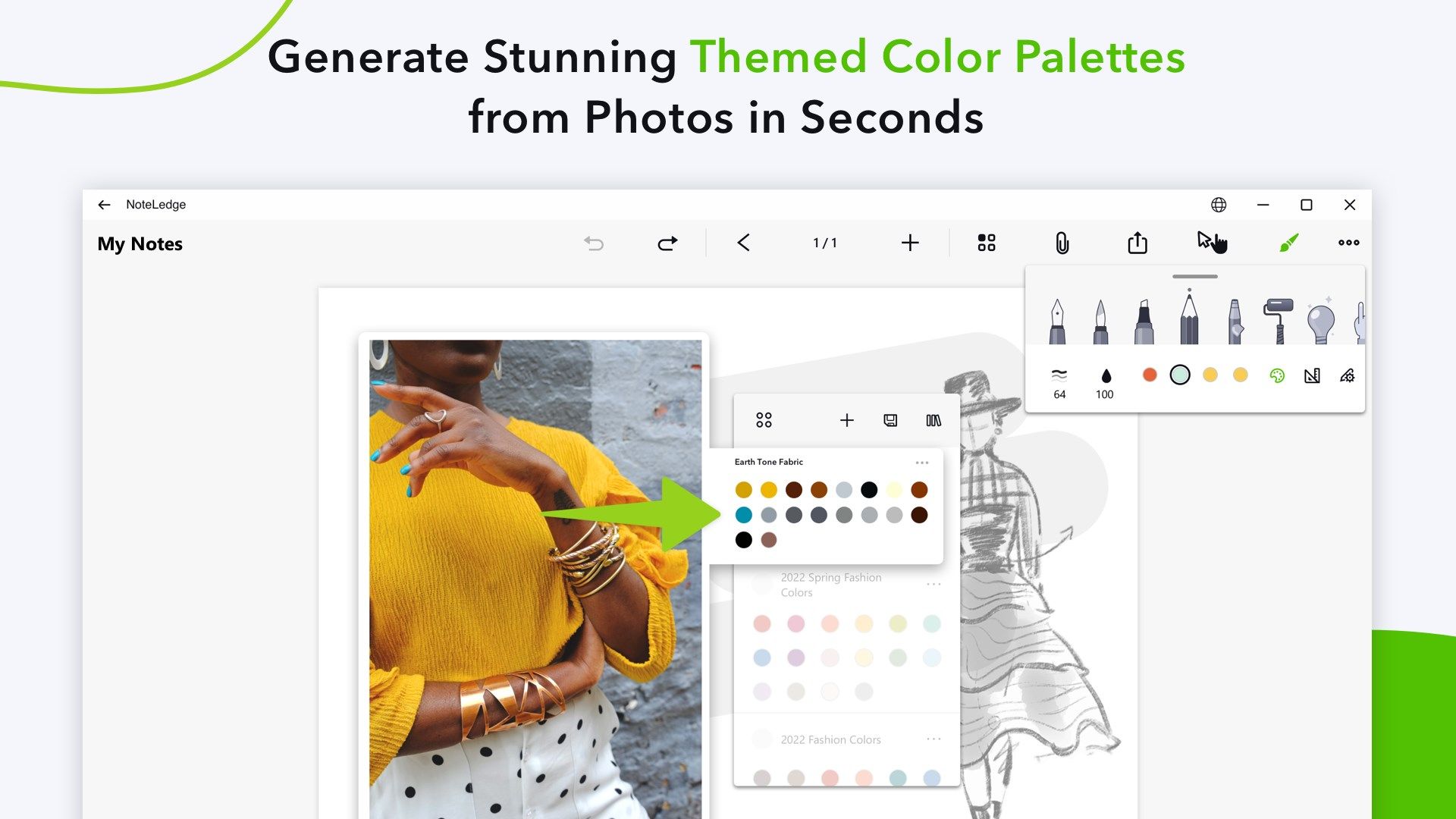 Generate Stunning Themed Color Palettes from Photos in Seconds