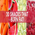 20 Snacks That Burn Fat