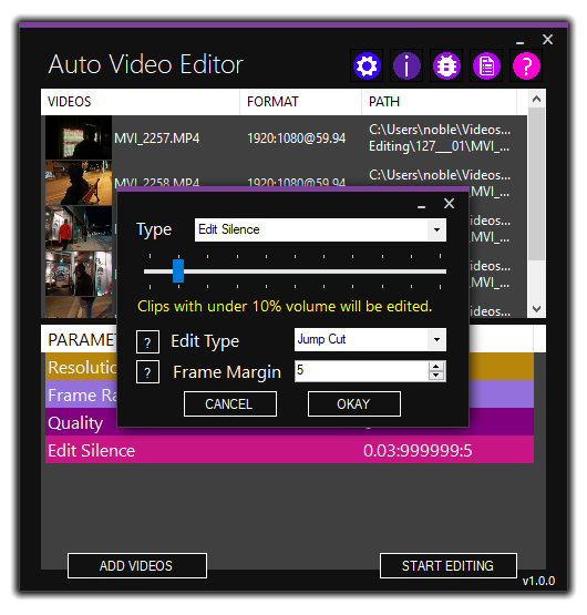 Auto Video Editor
