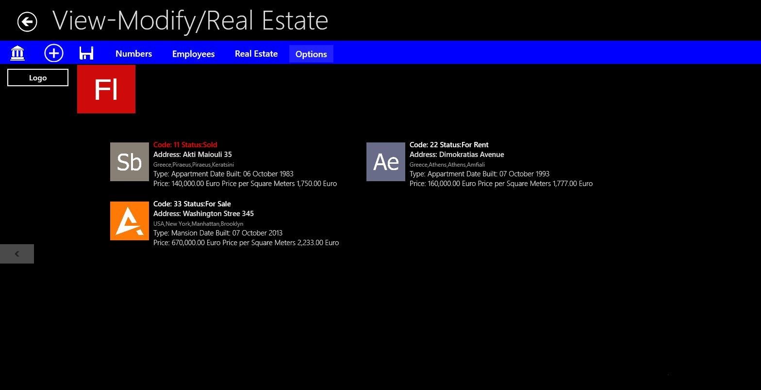 Companies Real Estates