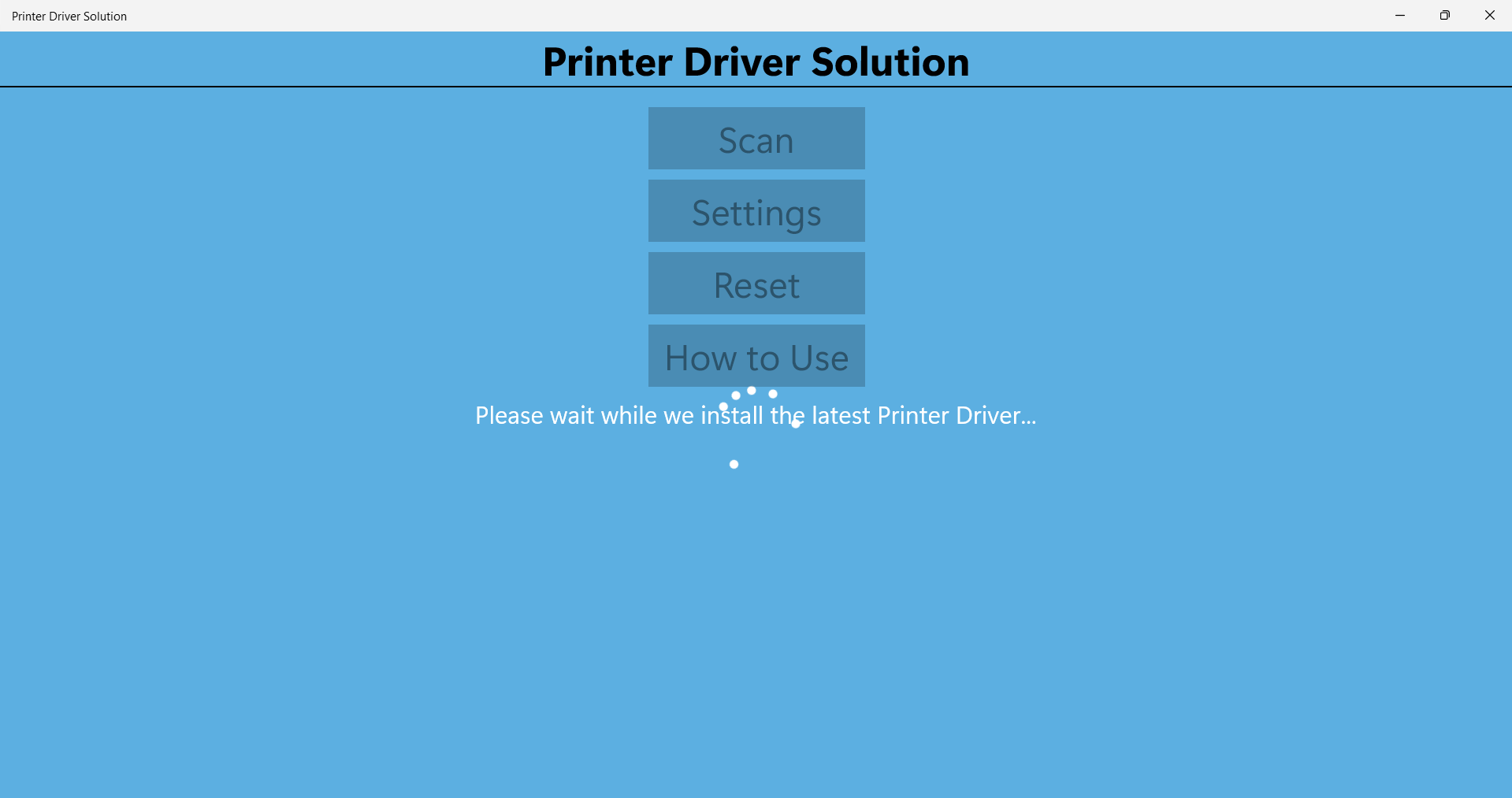 Printer Driver Solution