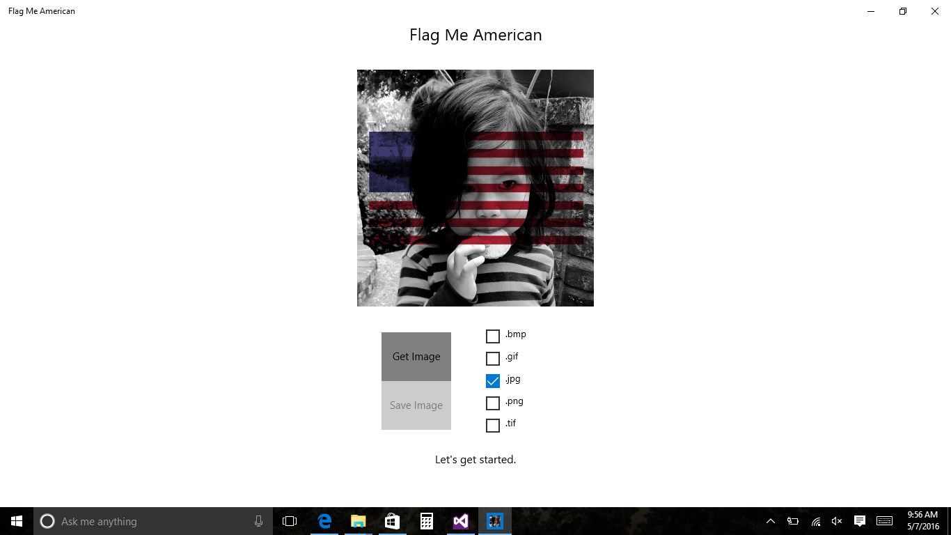 Flag Me American