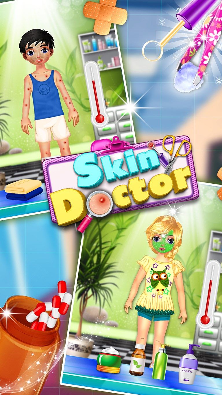 Little Doctor Skin Care - Kids Game