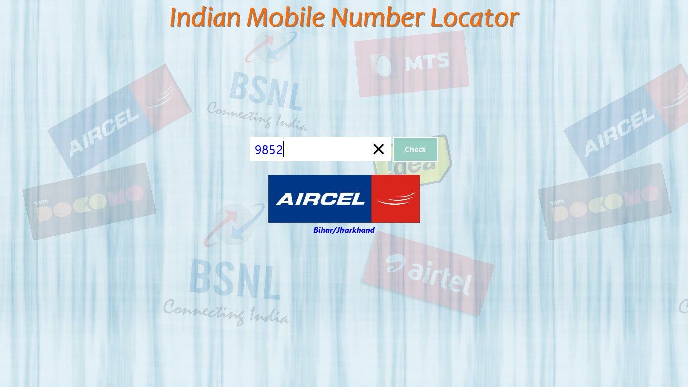 Indian Mobile Number Locator (Offline)