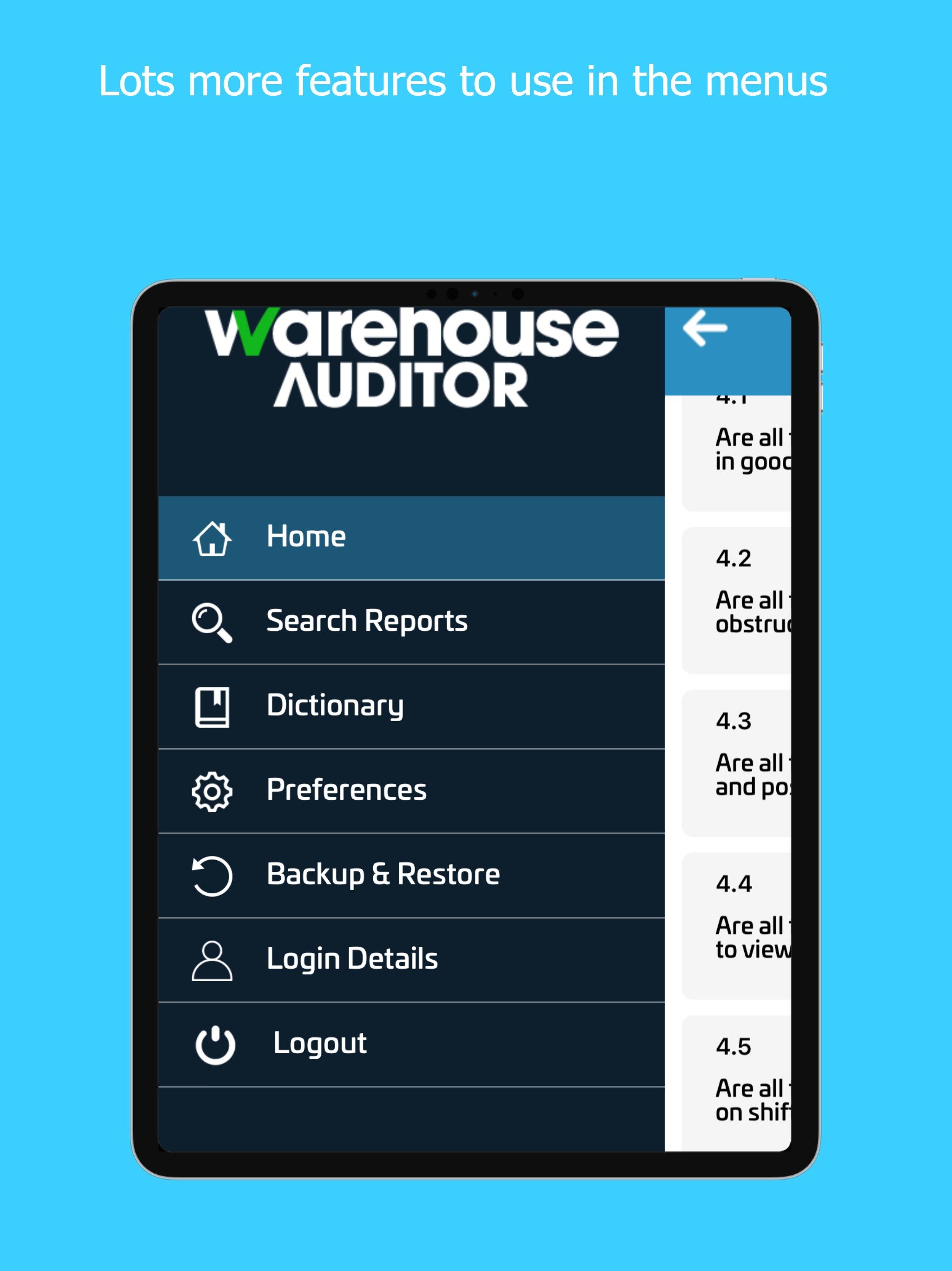 Warehouse Auditor App