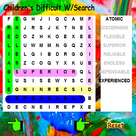 Kids Difficult Word Search - Extreme Spelling Ages 8-16