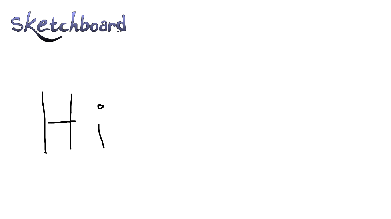 Write words or draw pictures, it's just like having a whiteboard with you