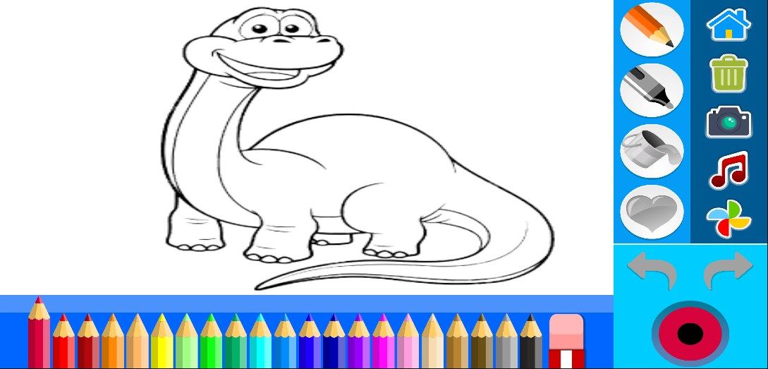 Dinosaurs Book Coloring