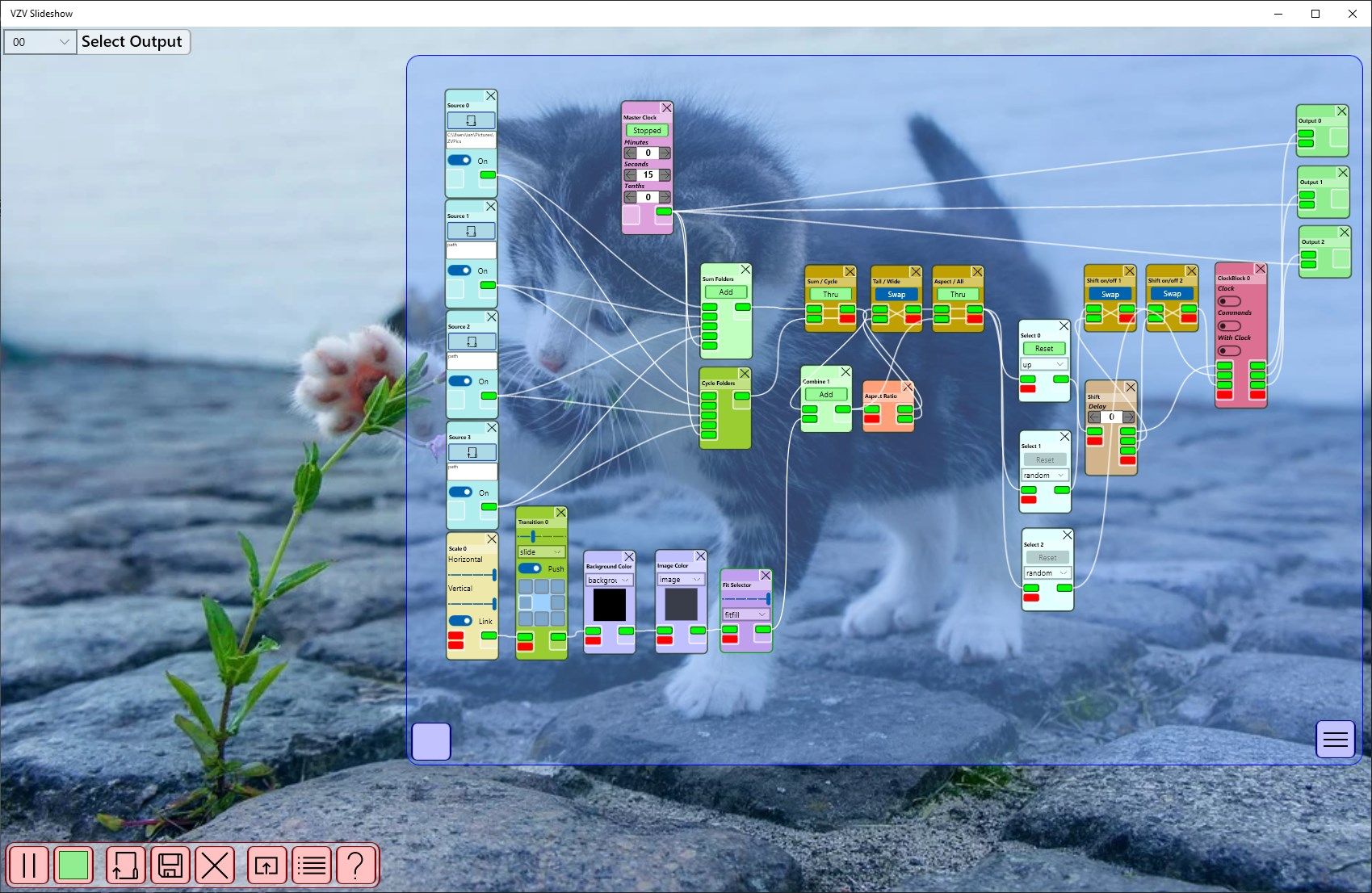 VZV Slideshow can also be used for displaying kittens.