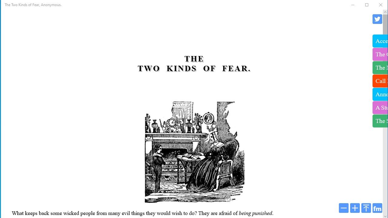 The Two Kinds of Fear by Anonymous
