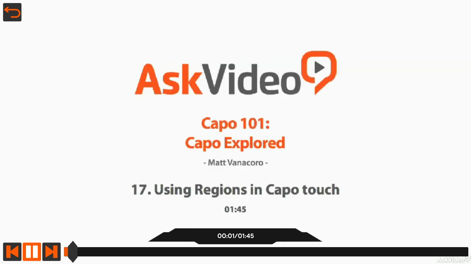 Exploring CAPO Course by Ask.Video