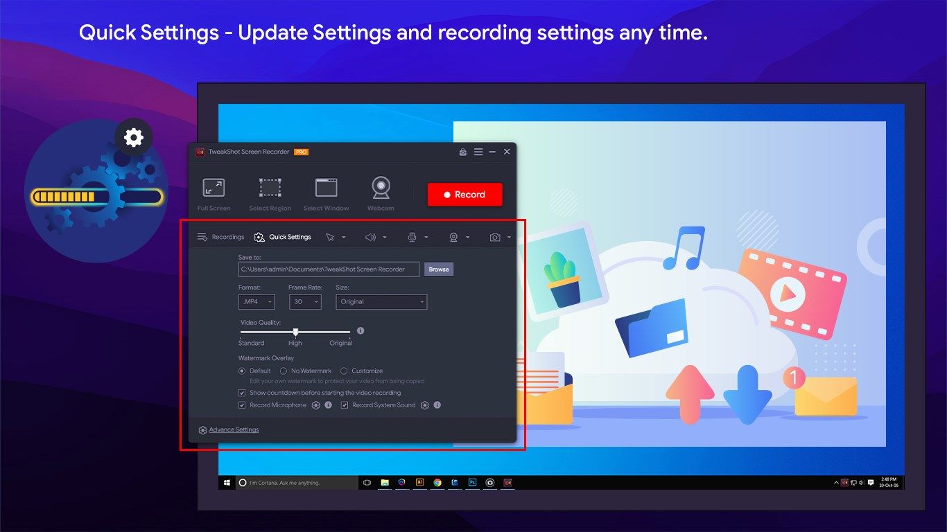 TweakShot Screen Recorder
