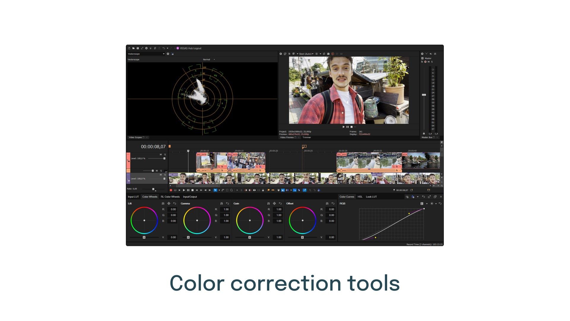 Color correction tools