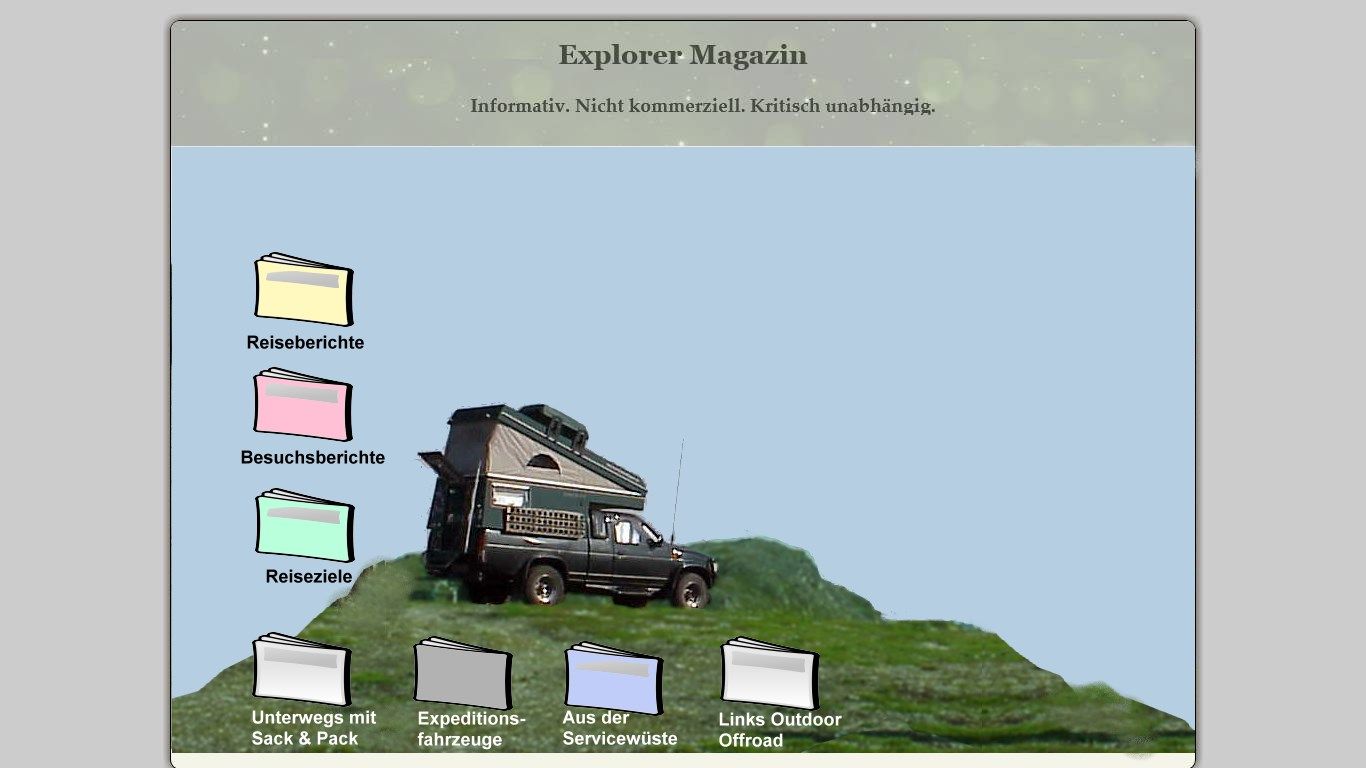 Explorer Magazin: Travel, Outdoor, Expedition Cars and More ...
