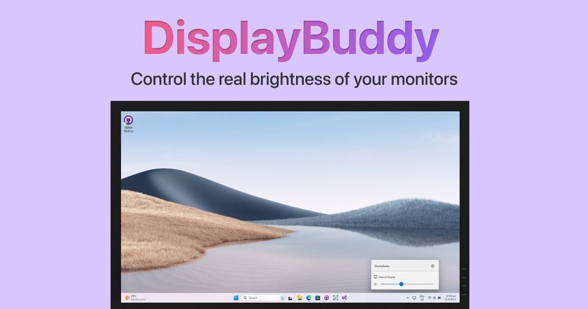 DisplayBuddy lets you control the real brightness, contrast and more of your monitors