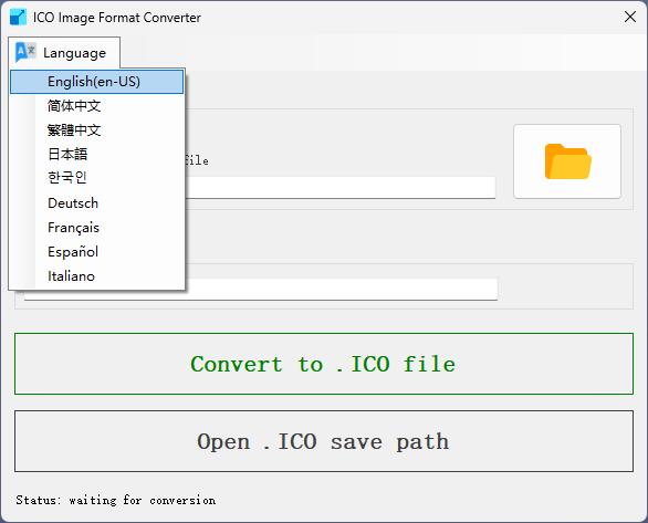 ICO Image Format Converter-Make .ICO icon files