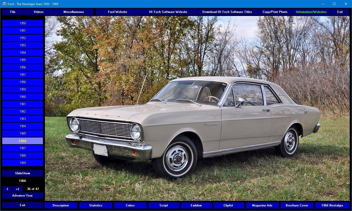 Ford The Nostalgia Years 1950 - 1969