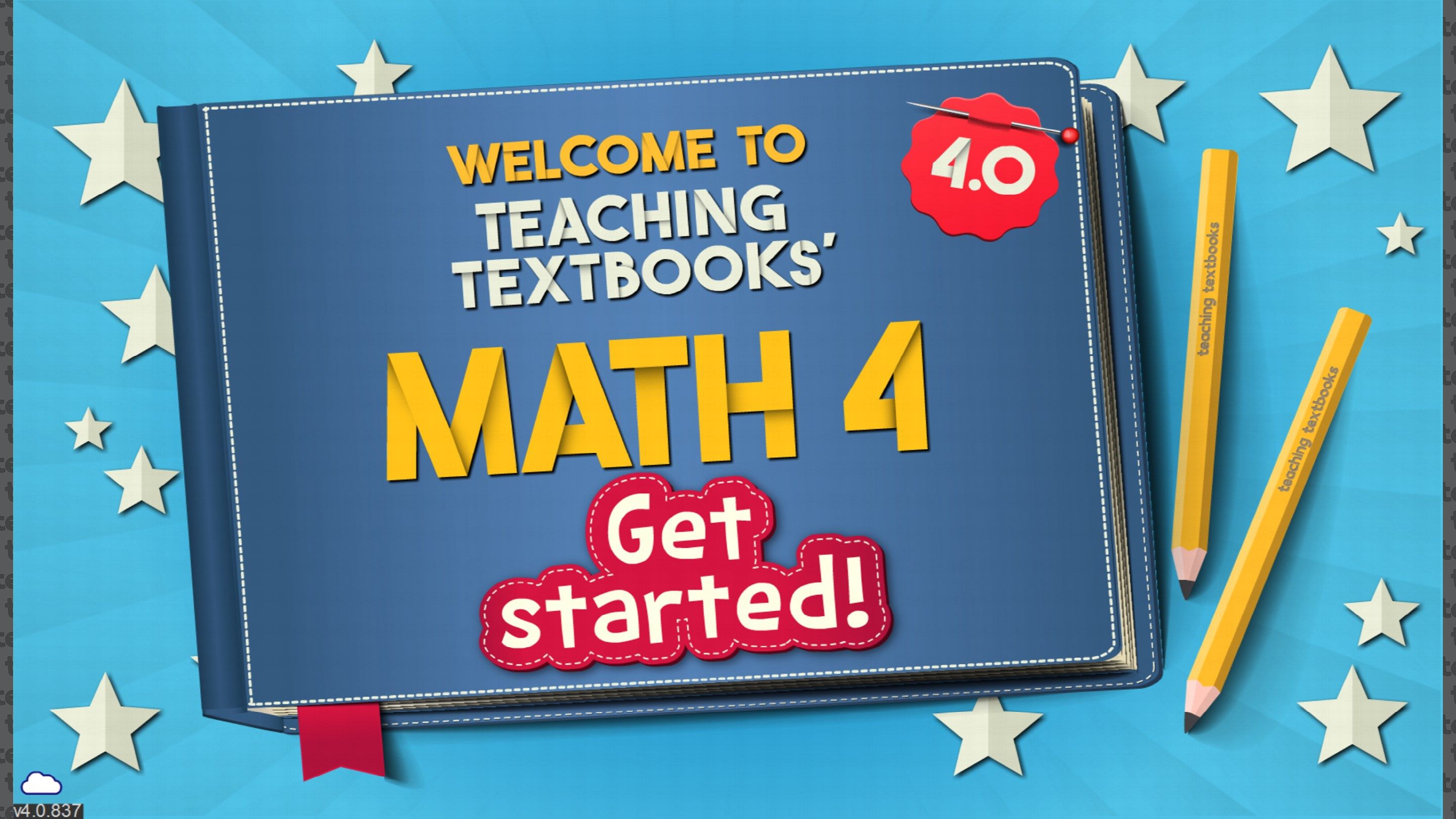 When the app launches, all you have to do to get started is log in with your Teaching Textbooks parent account, and it will connect to your Math 4 enrollment.