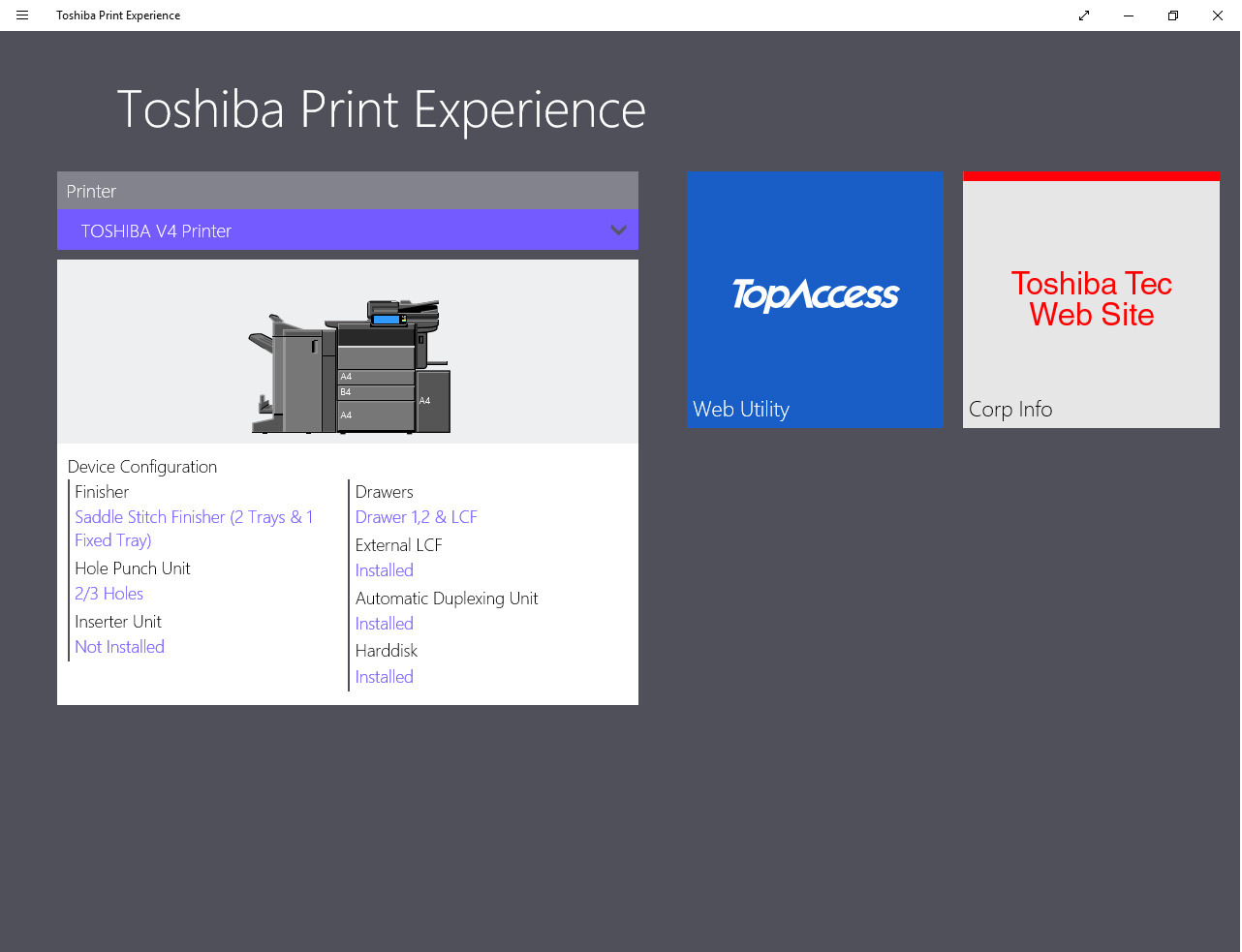 Toshiba Print Experience