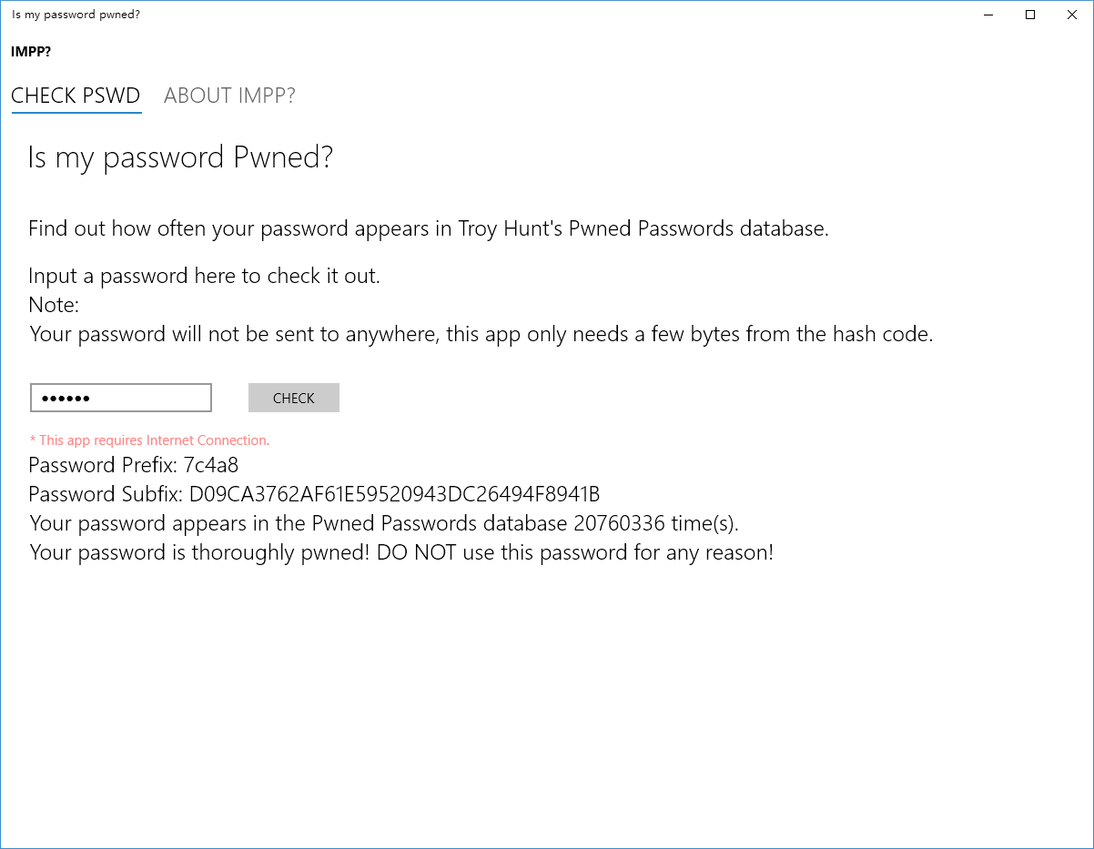 Is my password pwned?