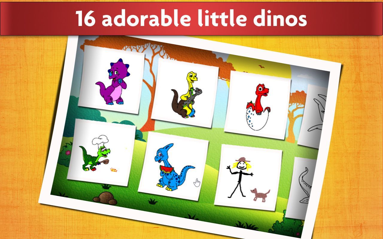 Dinosaur Coloring Book for Kids - Free Trial Edition - Fun and Educational Dino Drawing Pages and Painting Games for Kids and Preschool Toddlers, Boys and Girls 2, 3, 4, or 5 Years Old