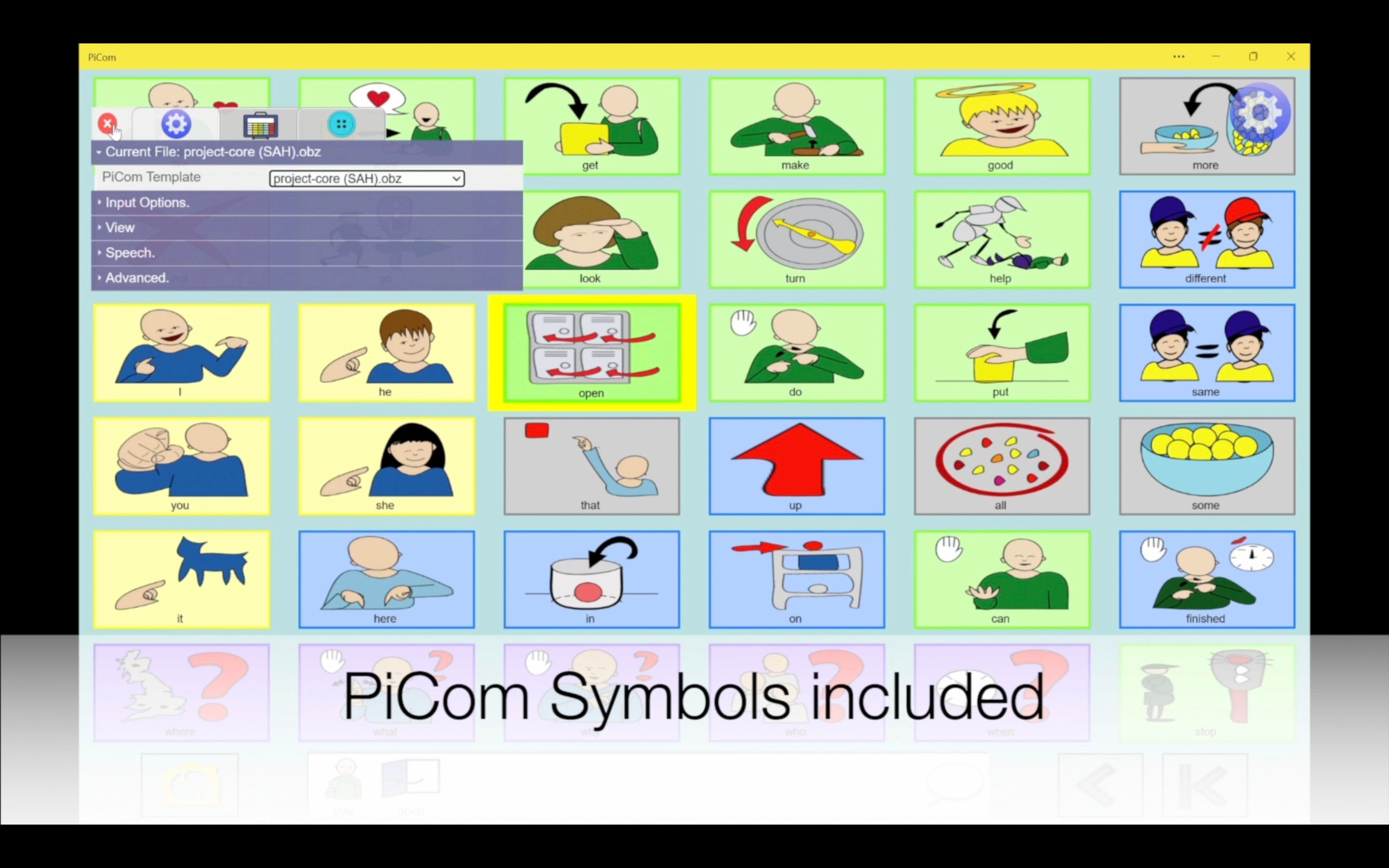 PiCom symbols included