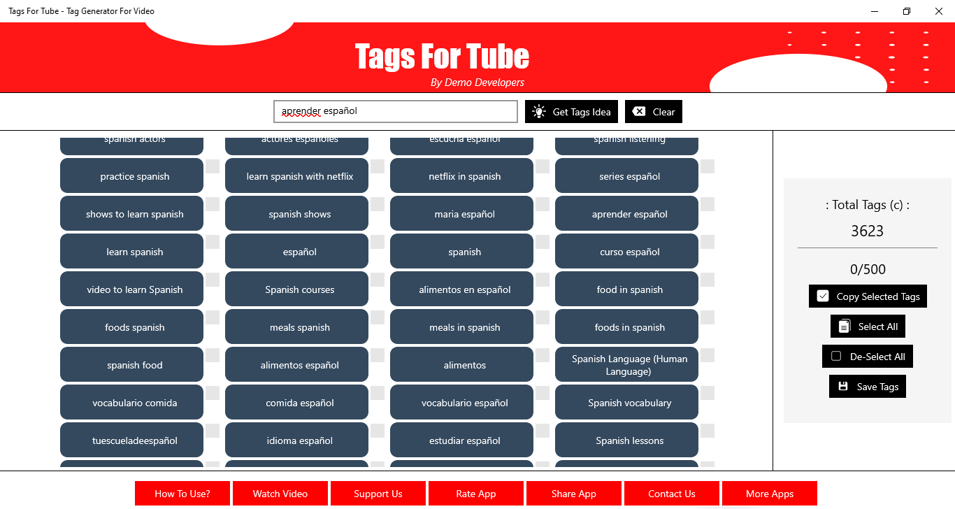 youtube video tags generator