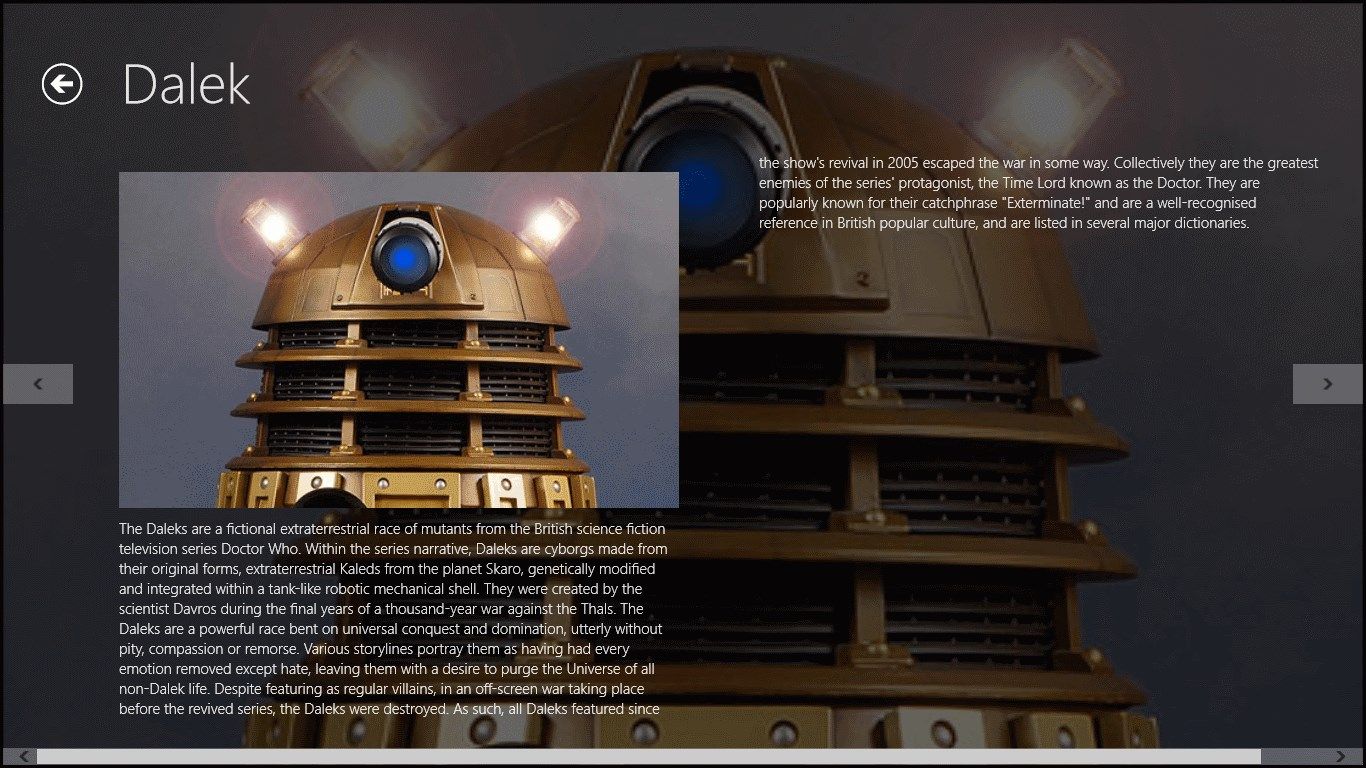 Daleks included