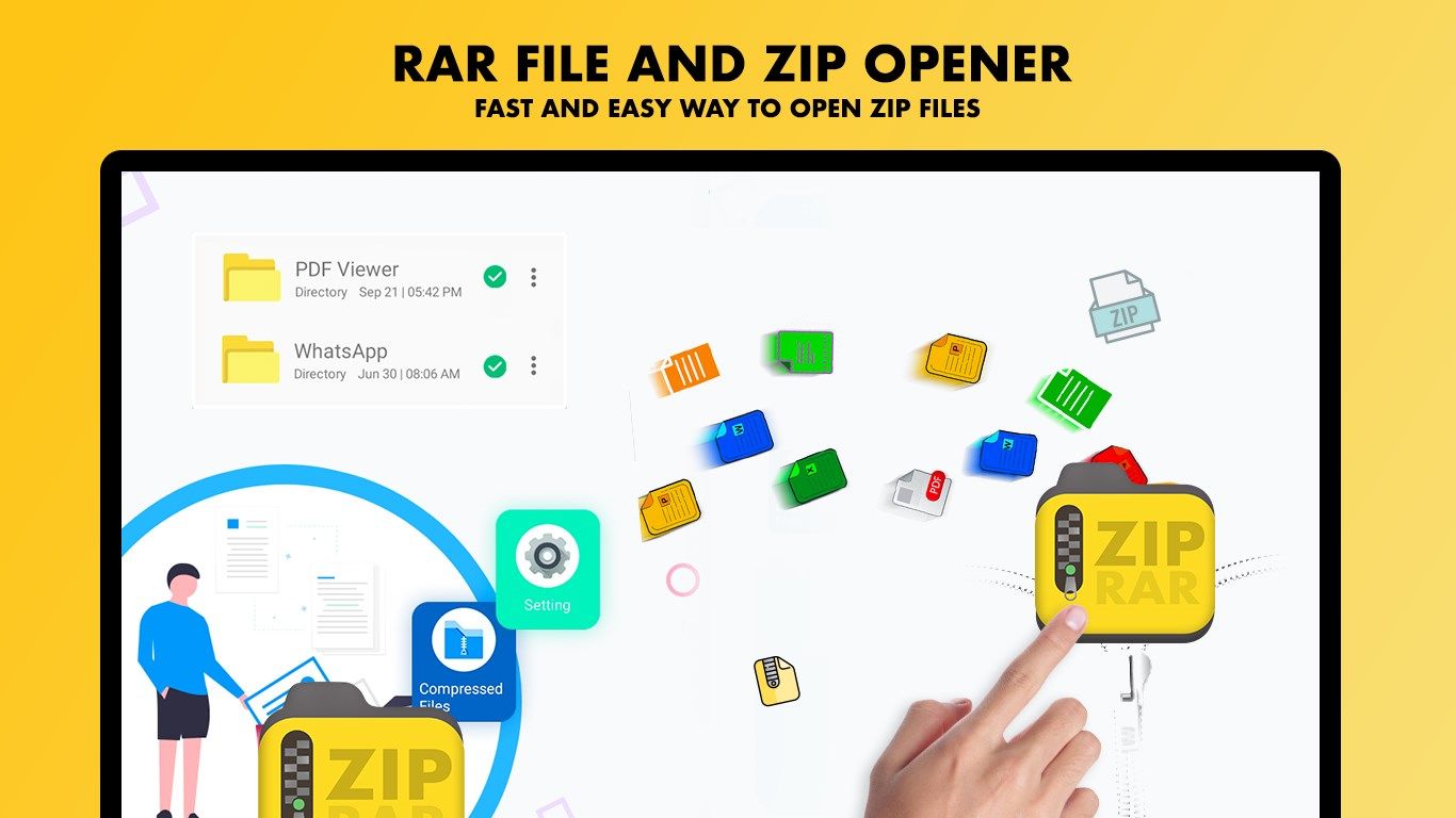RAR File Extractor - Zip Unzip & File Compressor