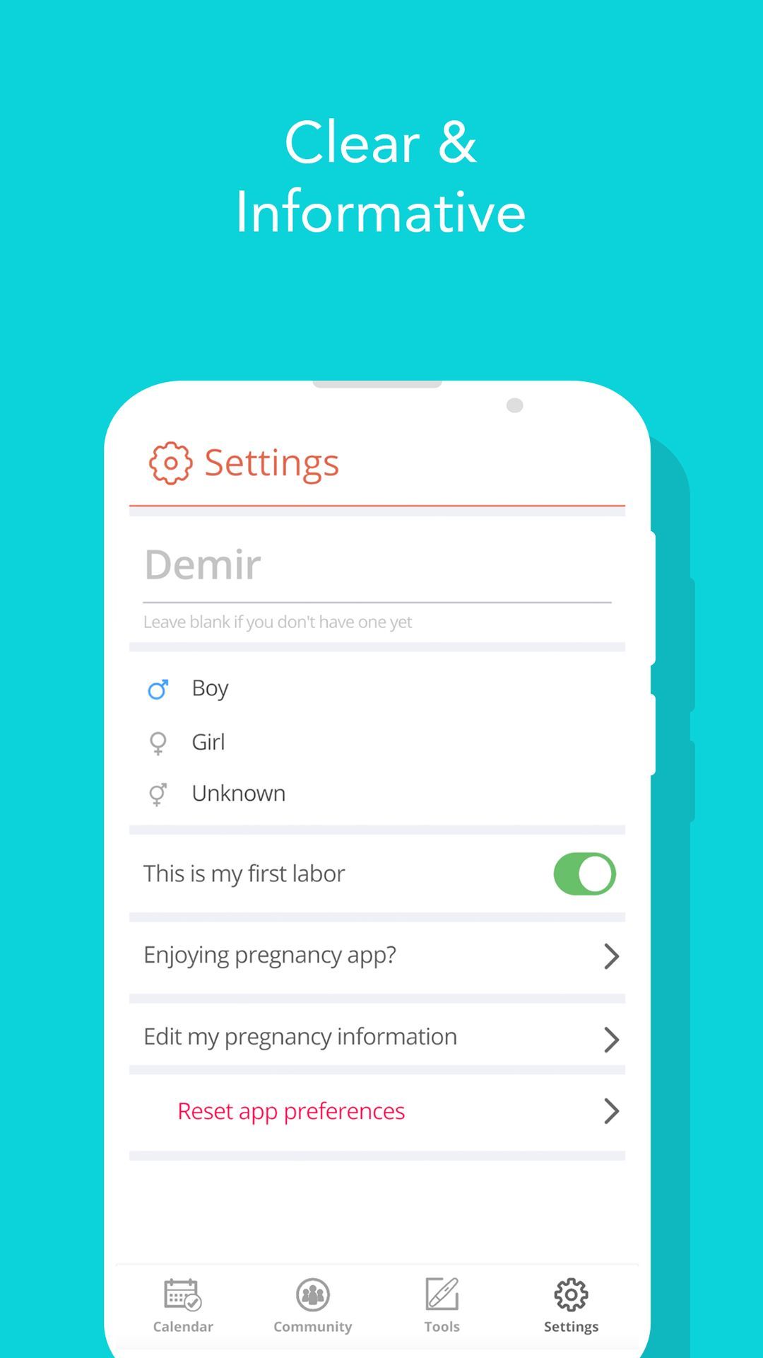 Pregnancy & Baby Tracker Free App