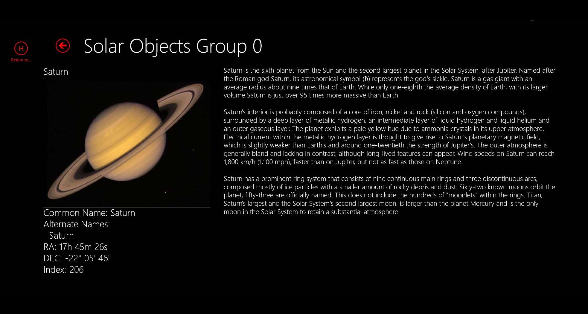 Solar System Object