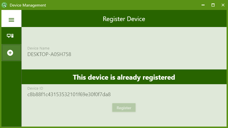 Register Device
